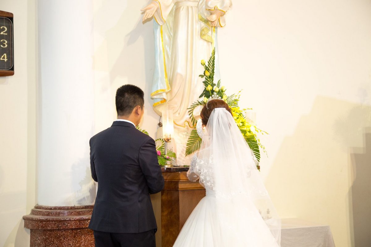 QUAY PHIM LỄ CƯỚI TRONG NHÀ THỜ ĐÀ NẴNG