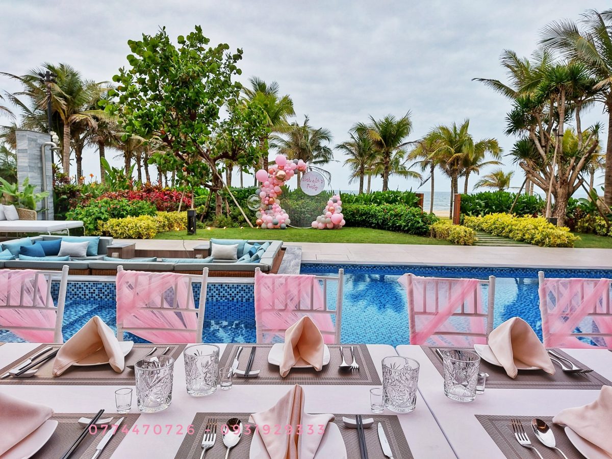 Không gian tiệc sinh nhật được ANT DECOR trang trí tại Đà Nẵng