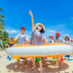 to chuc team building dep la da nang