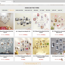 BỘ KHUNG ẢNH TREO TƯỜNG THEO DECOR