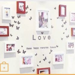 BỘ KHUNG ẢNH TREO TƯỜNG THEO DECOR