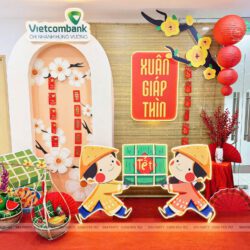 BACKDROP TRANG TRÍ TẾT CỔ TRUYỀN