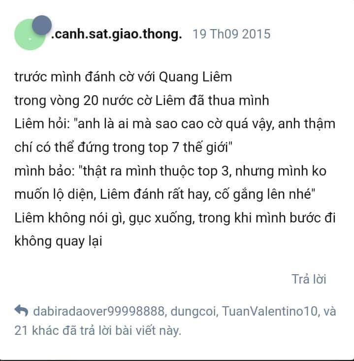 VUA CỜ THẾ GIỚI LÀ AI bi an