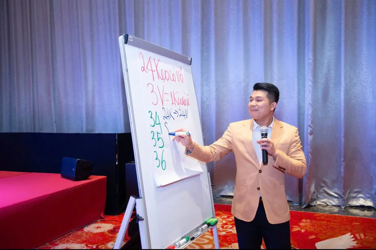 Bảng flipchart trong hội nghị