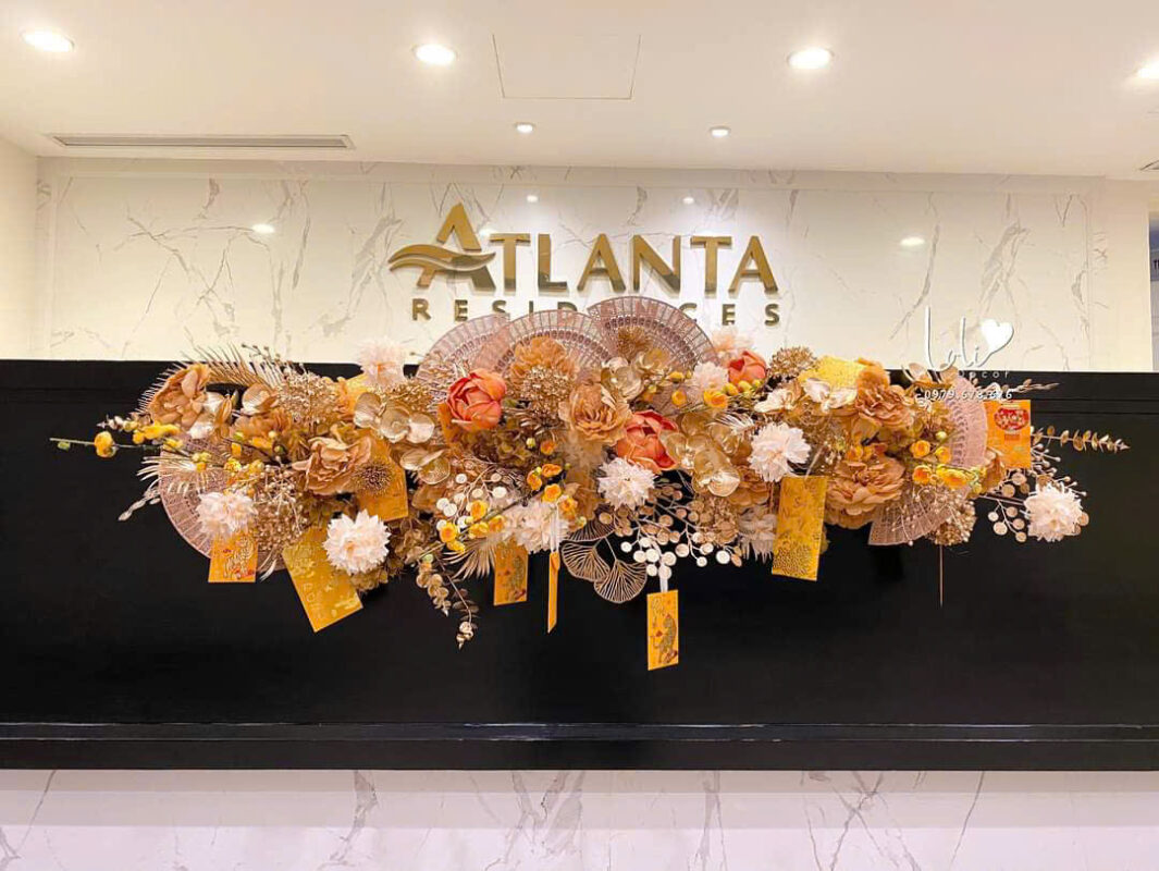 trang trí tết doanh nghiệp