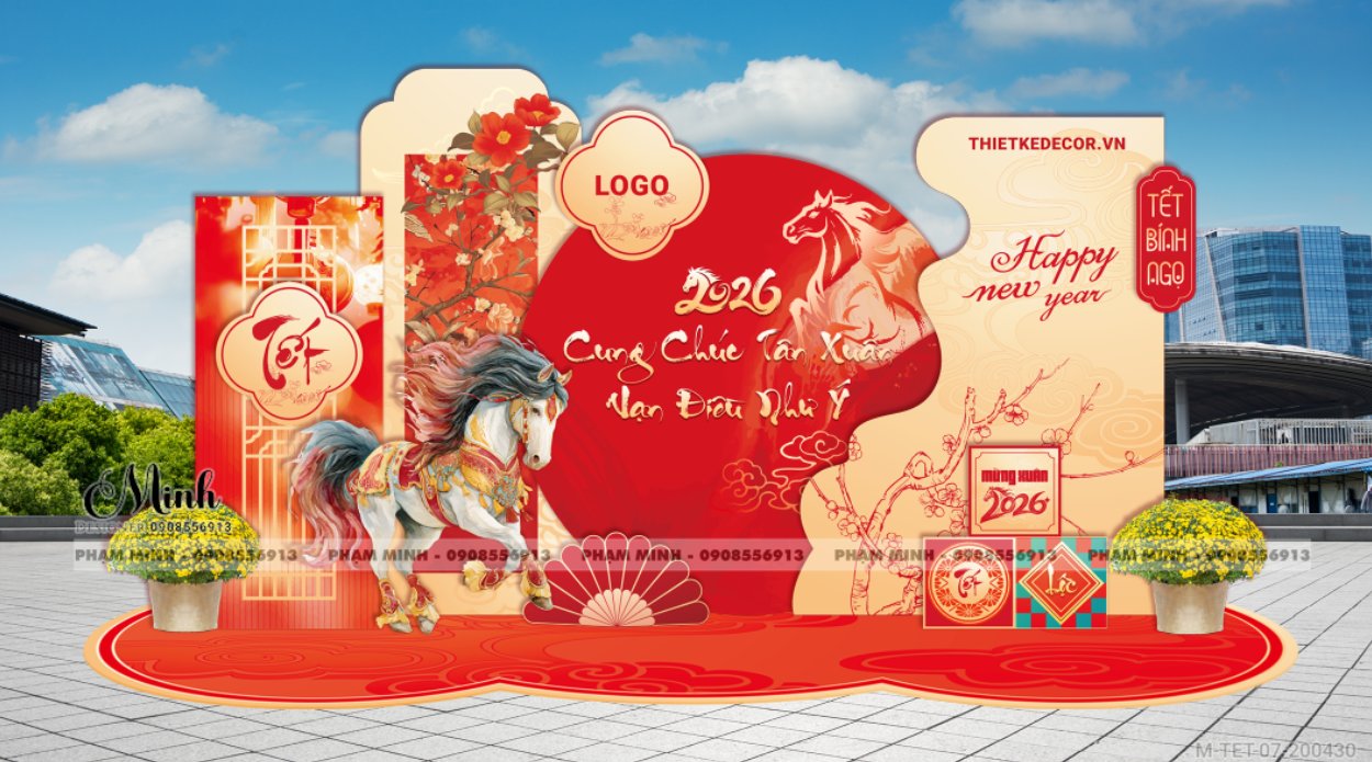 trang trí tết sự kiện