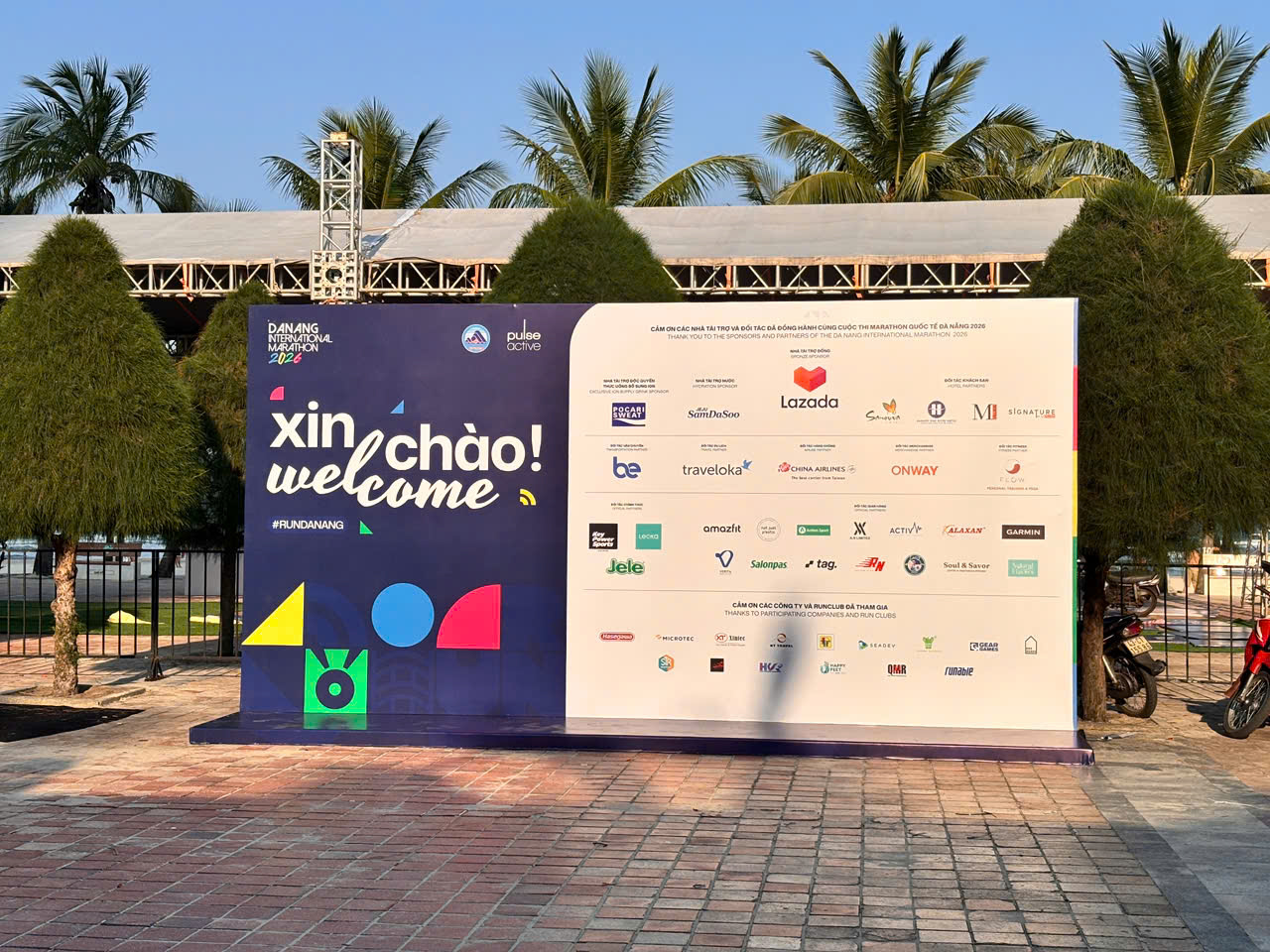 Booth marathon sự kiện Đà Nẵng