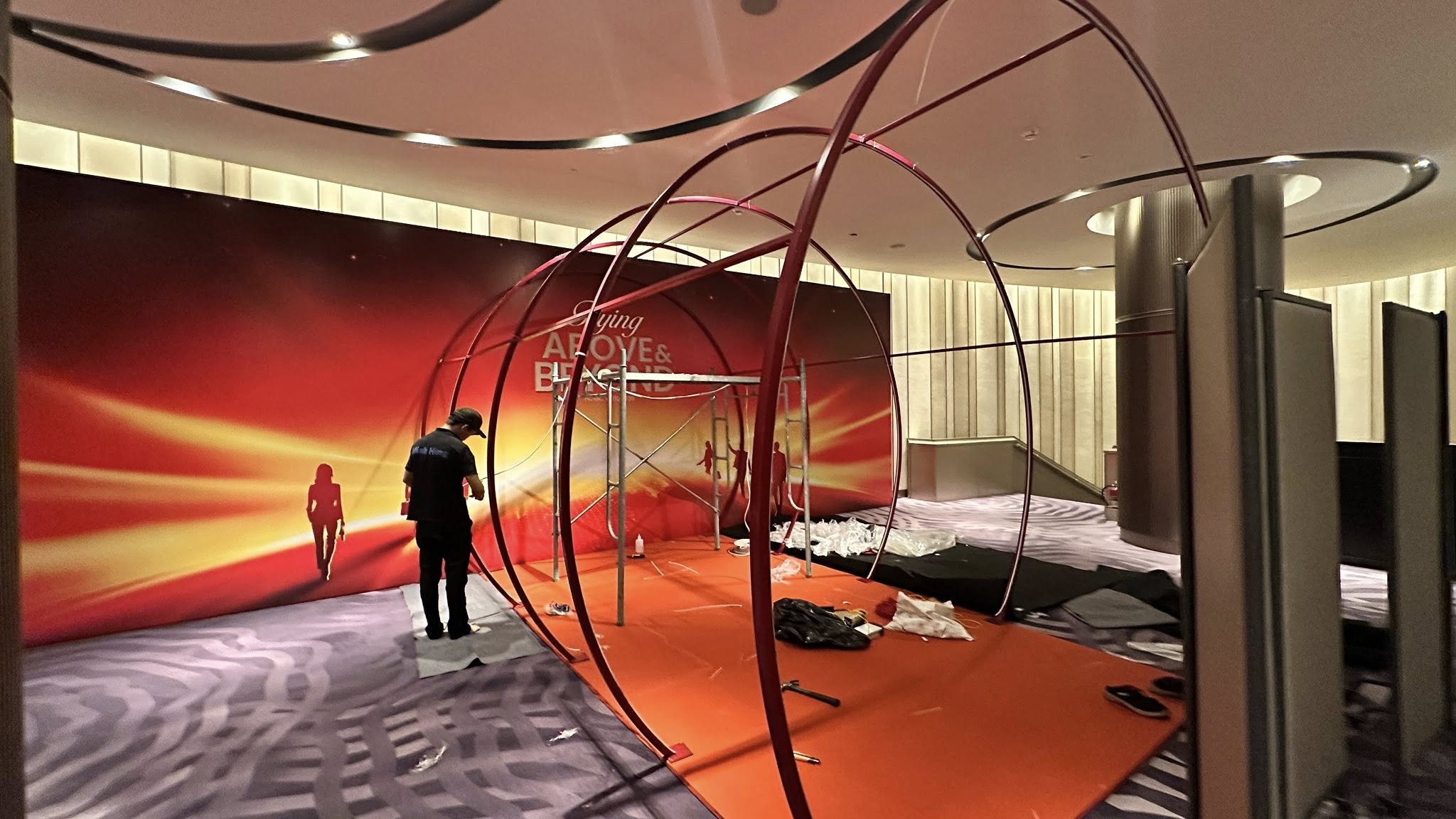 Thi công booth backdrop sự kiện