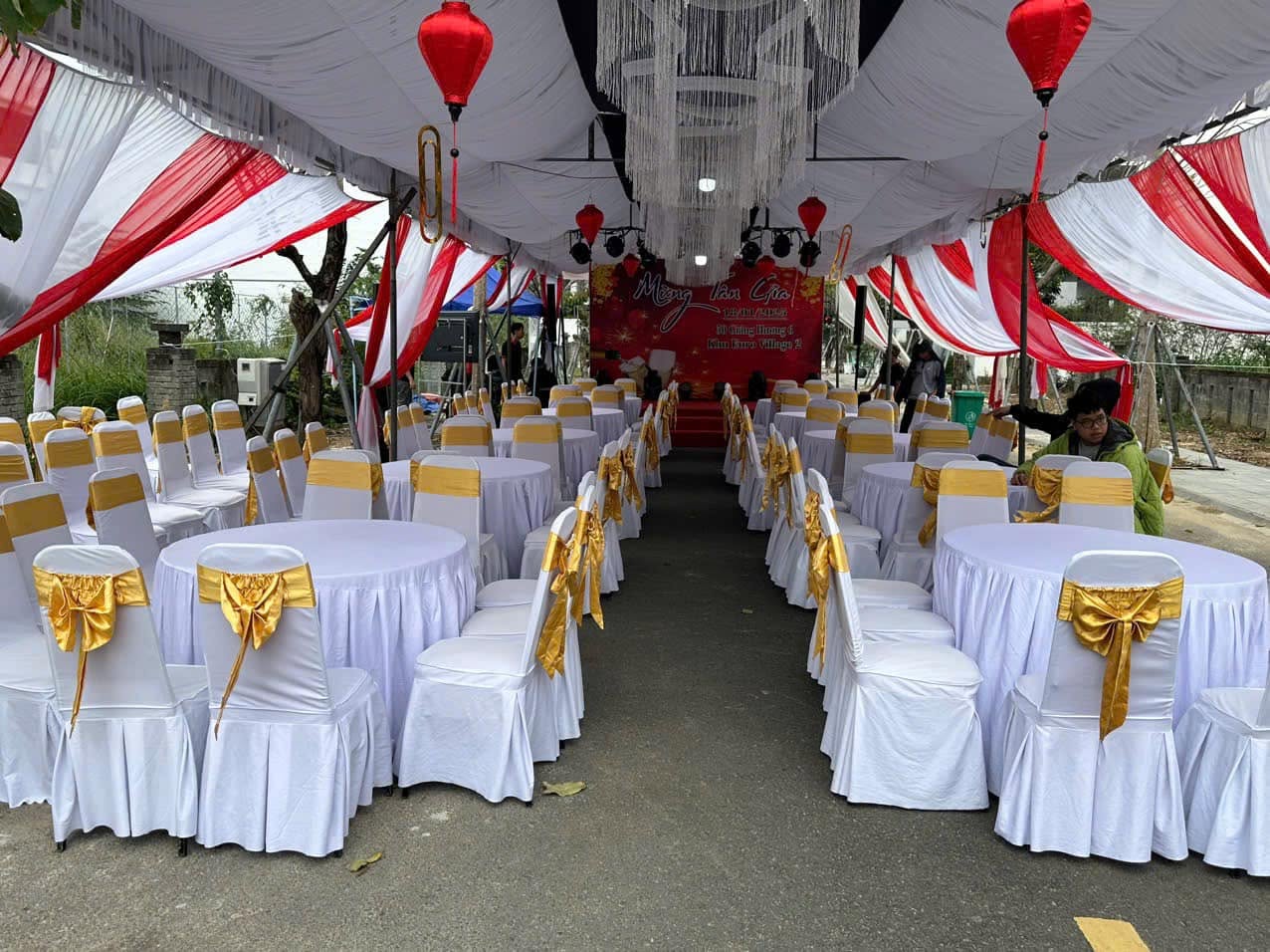 Ghế banquet cho thuê tại kho Đà Nẵng