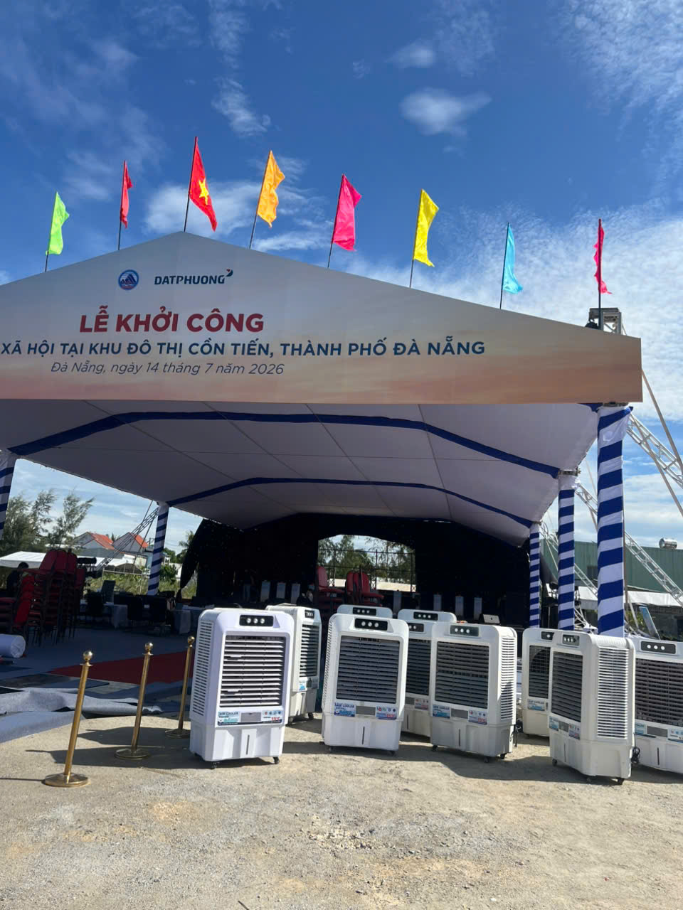 Cho thuê quạt hơi nước Đà Nẵng công suất 400W phục vụ sự kiện ngoài trời