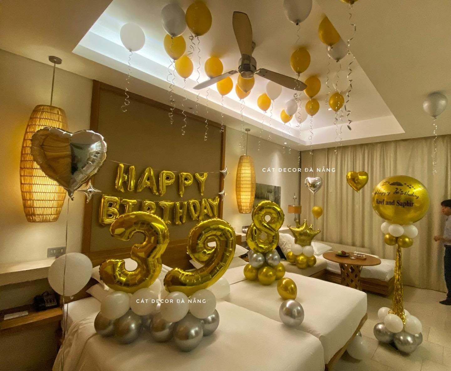 Bóng số sinh nhật trang trí tại Đà Nẵng